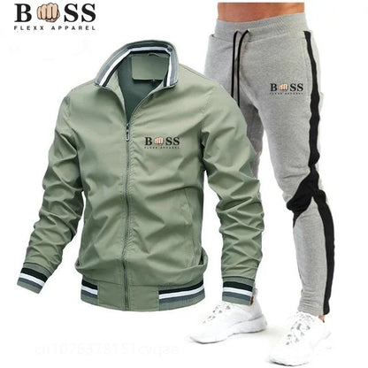 HUGO BOSS APPAREL 2024 Mens Tracksuits Men Sets Sweatshirt+sweatpants