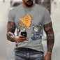 Men's T Shirt Cat Fashion