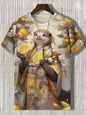 Men's T-Shirt Japanese Style Samurai 3D