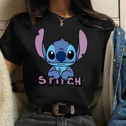 Disney Funny Cartoon T Shirt Women