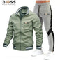 HUGO BOSS APPAREL 2024 Mens Tracksuits Men Sets Sweatshirt+sweatpants