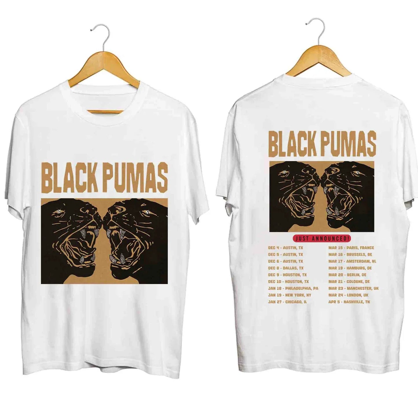 Black Puma 2024 Tour Shirt