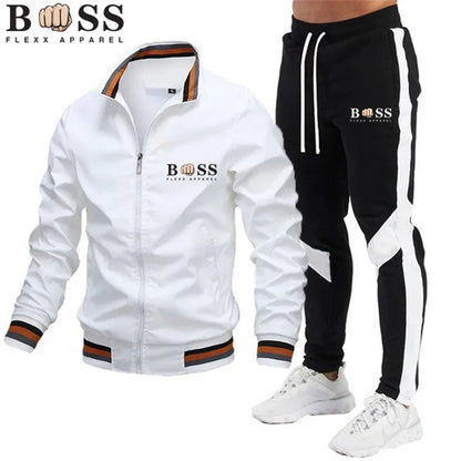 HUGO BOSS APPAREL 2024 Mens Tracksuits Men Sets Sweatshirt+sweatpants