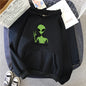 Green Alien  Hoodie Pullover