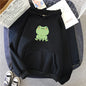 Frog Hoodie Winter Fleece