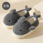 Funny Animal Shark Cotton Slippers Women's