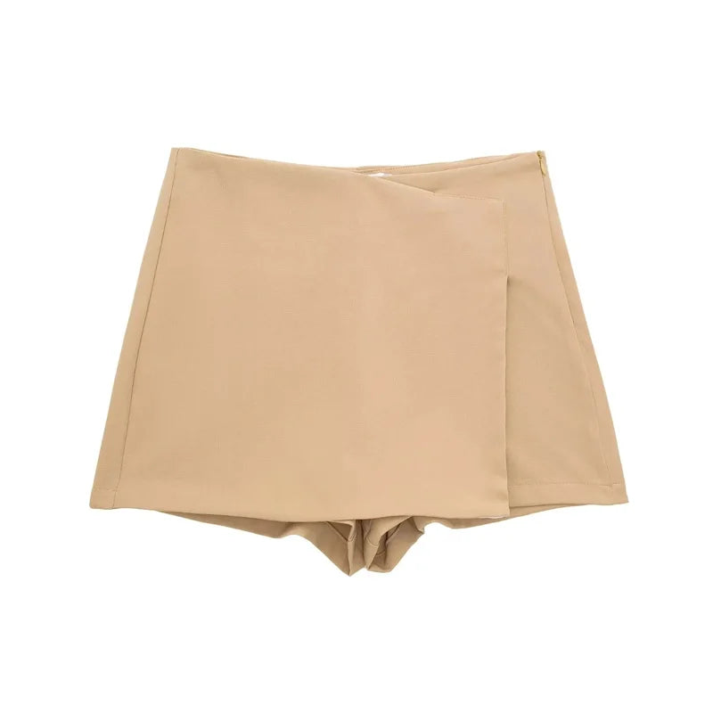 TRAF 2024  Mini Skirt Shorts Women Casual