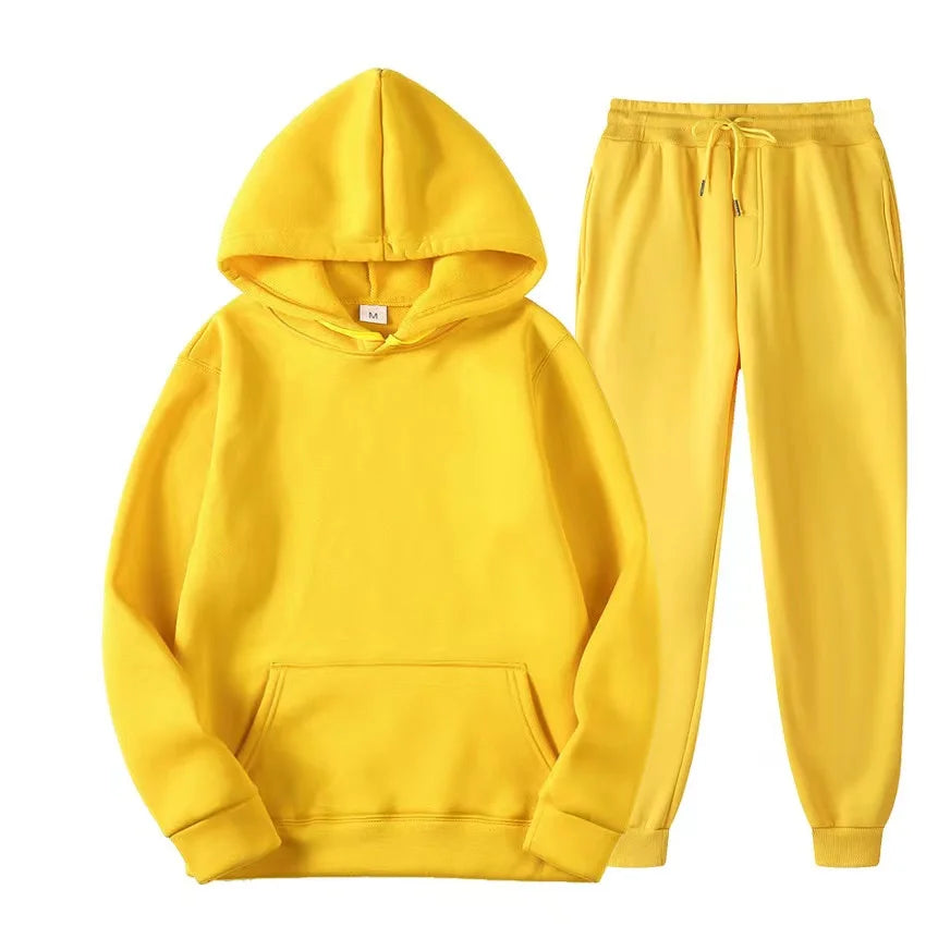 Womens Sets Hoodies Pants Autumn Winter