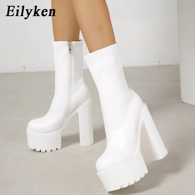 Winter Chunky High Women Boots