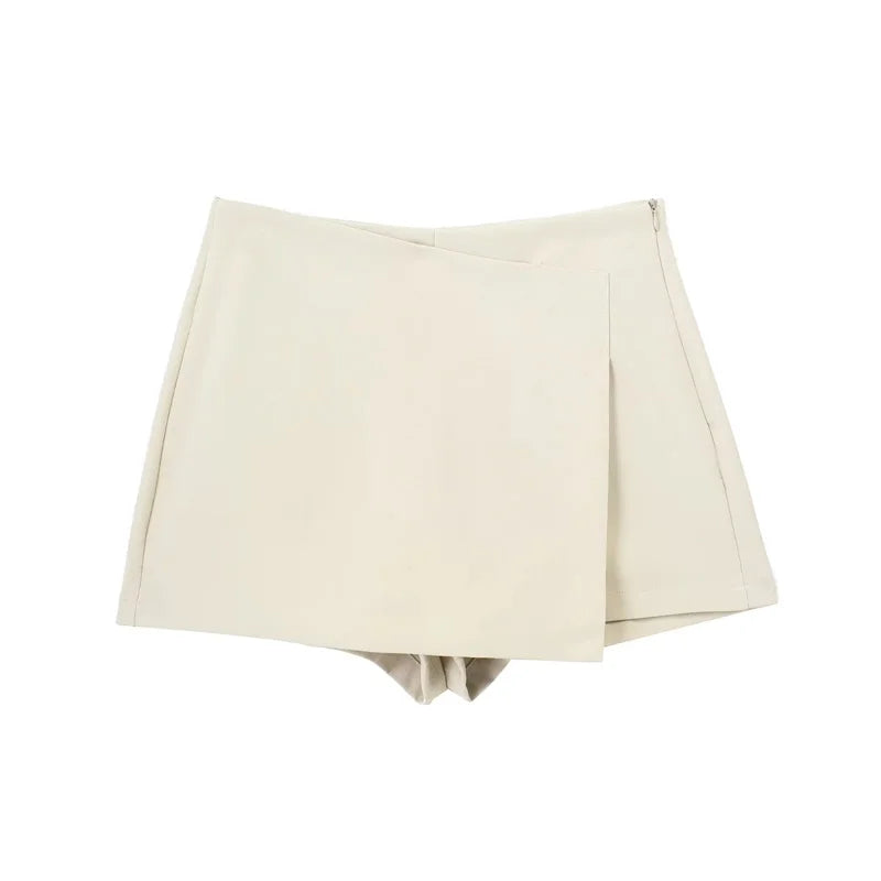 TRAF 2024  Mini Skirt Shorts Women Casual