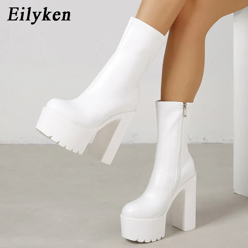 Winter Chunky High Women Boots