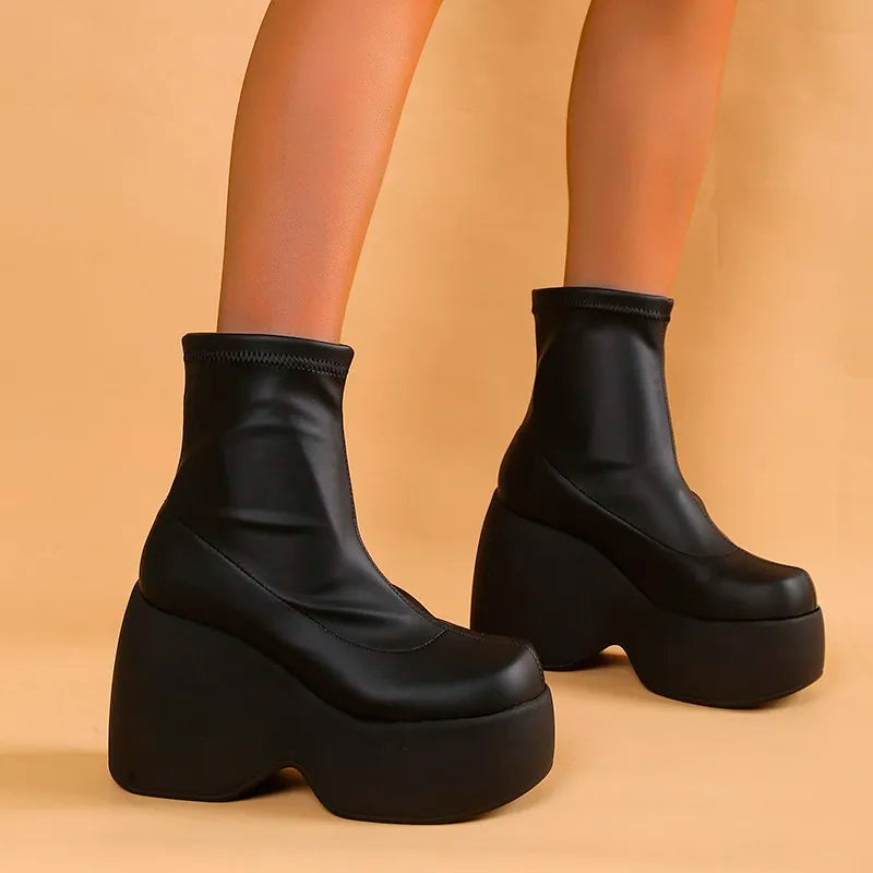 Brand New Design Women's Mid Calf Boots