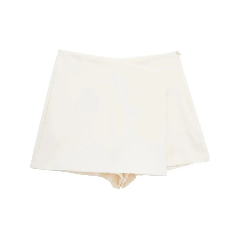 TRAF 2024  Mini Skirt Shorts Women Casual