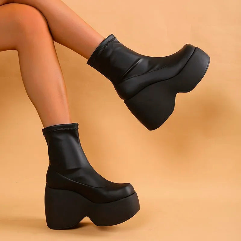 Brand New Design Women's Mid Calf Boots