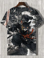 Men's T-Shirt Japanese Style Samurai 3D