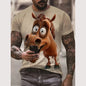 Men's T Shirt Cat Fashion