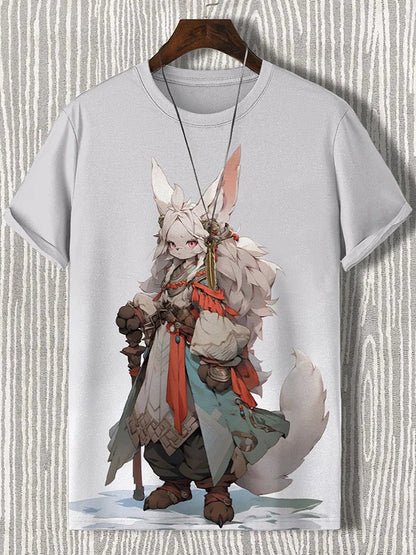 Men's T-Shirt Japanese Style Samurai 3D