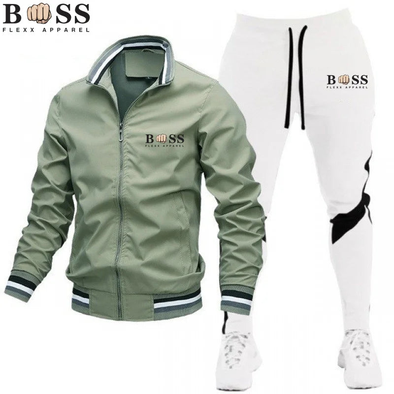 HUGO BOSS APPAREL 2024 Mens Tracksuits Men Sets Sweatshirt+sweatpants