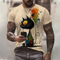 Men's T Shirt Cat Fashion