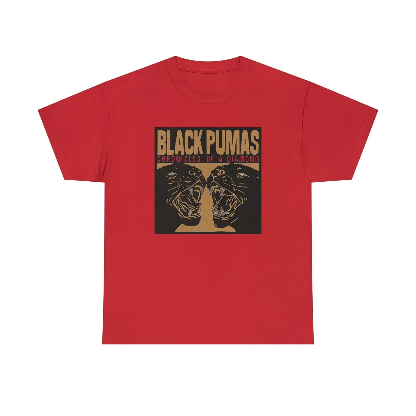 Black Puma Chronicles of a Diamond Black Pumas Art Black T-shirt