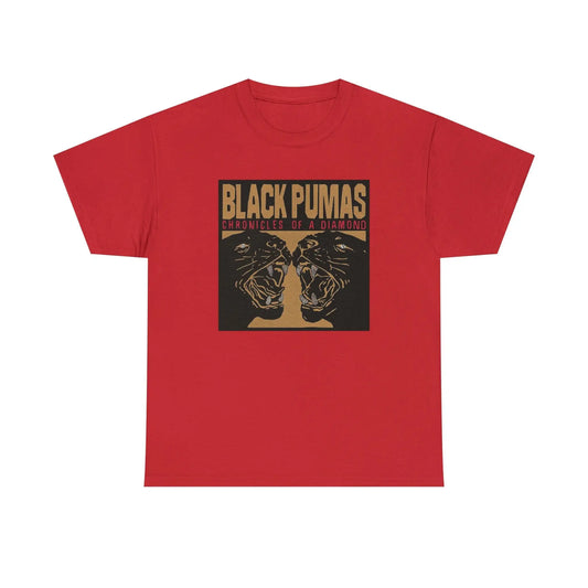 Black Puma Chronicles of a Diamond Black Pumas Art Black T-shirt