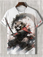 Men's T-Shirt Japanese Style Samurai 3D