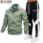 HUGO BOSS APPAREL 2024 Mens Tracksuits Men Sets Sweatshirt+sweatpants